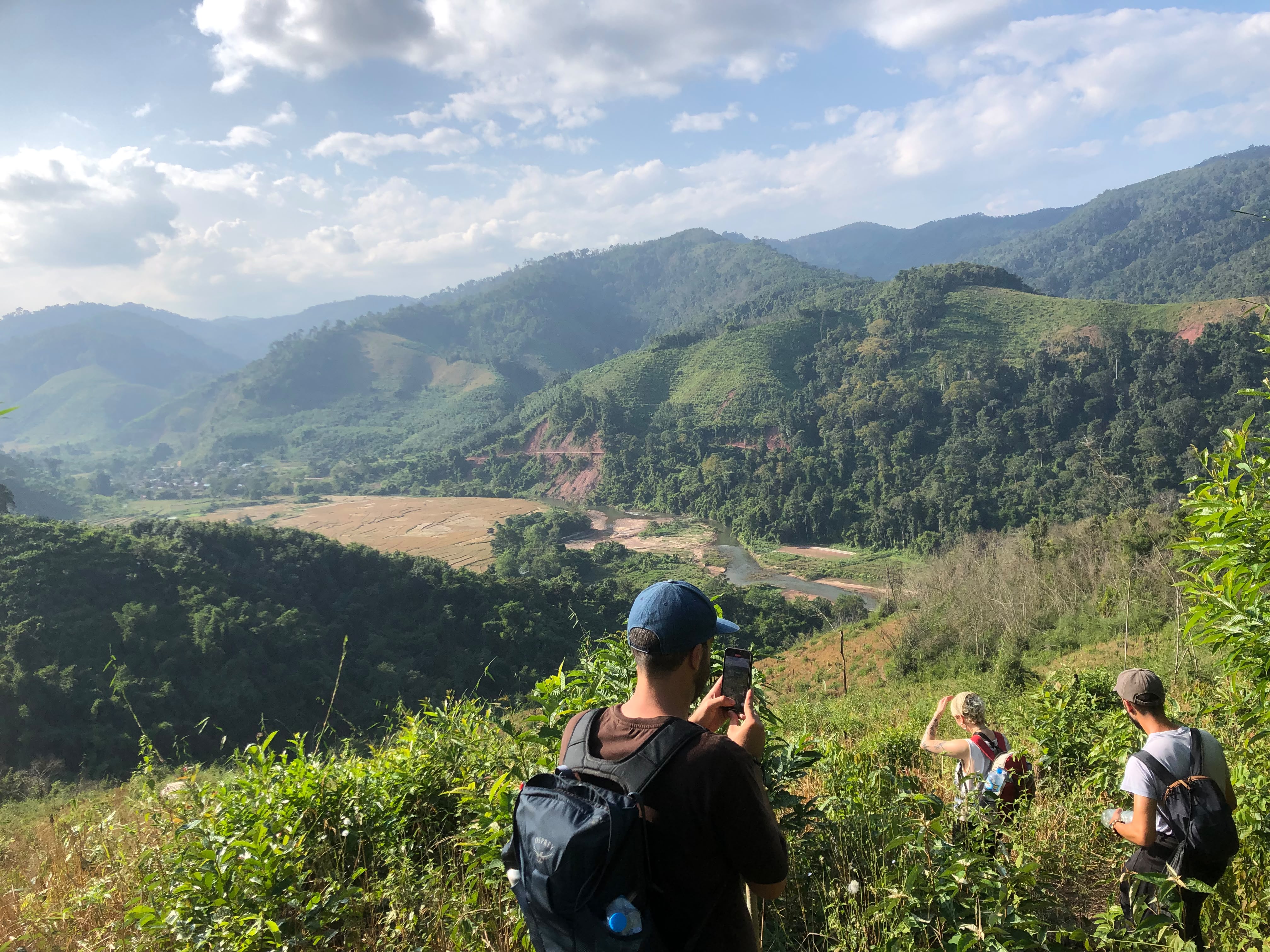 Mountain trekking